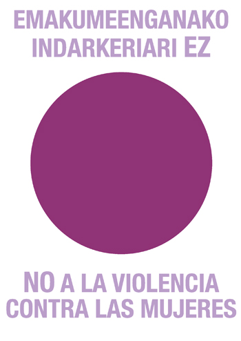 El punto lila como símbolo del rechazo a la violencia contra las mujeres se difunde con una dinámica de uso libre: pásalo, píntalo, póntelo, imprímelo, publícado, ponlo en la ventana, en tu coche, en tu ropa...